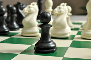 The Hastings Series Plastic Chess Pieces - 3.875