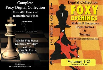 The Complete Foxy Openings on DVD - VOLUMES 1-187 PLUS KASPAROV AND KARPOV! - 9 DVDs