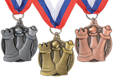 Round Chess Medals