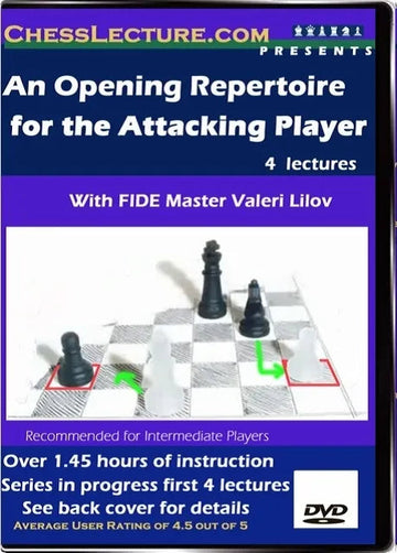 E-DVD An Opening Repertoire for the Attacking Player Part I - Sicilian vs. 1.e4 - Chess Lecture - Volume 16