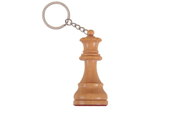 Wooden Chess Pieces Keychain