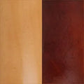 Mahogany Gilded and Natural Boxwood
