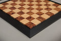 Olmo Burl, Genuine Ebony & Bird's Eye Maple Custom Contemporary II Chess Board