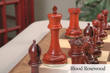The Imperial Collector Series Luxury Chess Pieces with Brass Weighting - 4.4