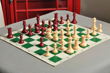 The Hastings Series Plastic Chess Pieces - 3.875