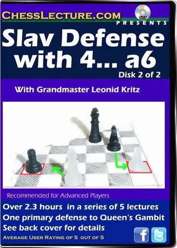 E-DVD Slav Defense with 4... a6 - Chess Lecture - Volume 39