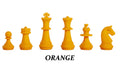Set of Colored Eraser Chess Pieces w/ Board - 16 Pieces