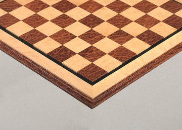 Signature Contemporary VI Luxury Chess board - VAVONA BURL / BIRD'S EYE MAPLE - 2.5