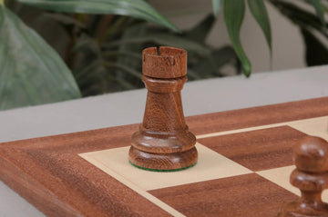 The Horn McCrillis Series Wood Chess Pieces - 3.6
