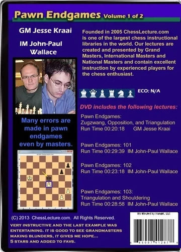 E-DVD Pawn Endgames - 2 DVDs - Chess Lecture - Volume 47