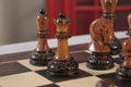 The Burnt Dubrovnik Series Chess Pieces - 3.75