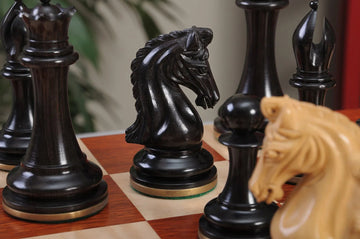 The Imperial Collector Series Luxury Chess Pieces with Brass Weighting - 4.4