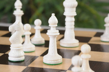 The Worthington Luxury Bone Chess Pieces - 4.0