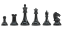 DGT Projects - Ebonized Boxwood Drueke Players Choice Chess Pieces