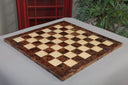 Olmo Burl & Maple Signature Traditional Chess Board - 2.5" - Gloss Finish