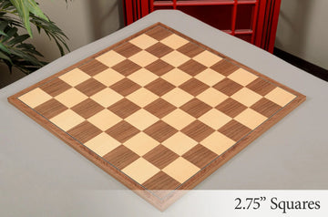 Walnut and Maple Standard Traditional Chess Board