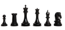 The Mammoth Ivory and Genuine Ebony Collector Series Luxury Chess Set - 4.4'' King
