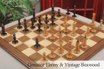The Camaratta Collection - The Biedermeier Series Luxury Chess Pieces - 4.4