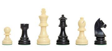 The Polish Series Plastic Chess Pieces - 3.75" King
