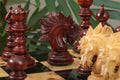 The Savano Series Artisan Wood Chess Pieces - 4.4