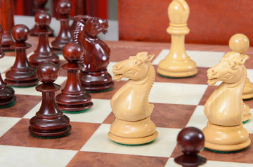 The Hastings Chess Set, Box, & Board Combination