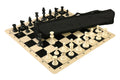 Quiver Chess Set Combination and Triple Weighted Regulation Pieces | Silicone Chess Board | Quiver Bag