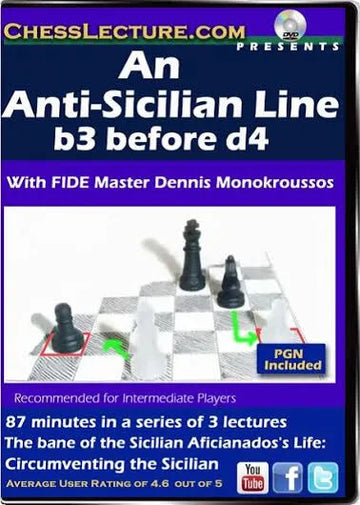 An Anti-Sicilian Line b3 before d4 - Chess Lecture - Volume 92