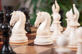 The Mammoth Ivory and Genuine Ebony Collector Series Luxury Chess Pieces - 4.4