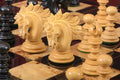 The Savano Series Artisan Wood Chess Pieces - 4.4