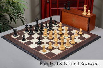 The Ultimate Grandmaster Series Wood Chess Set, Box, & Board Combination