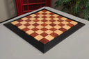 Vavona Burl, Genuine Ebony & Bird's Eye Maple Custom Contemporary II Chess Board - 2.5"