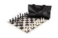 Superior Chess Set Combination - Triple Weighted Regulation Pieces | Vinyl Chess Board | Superior Bag