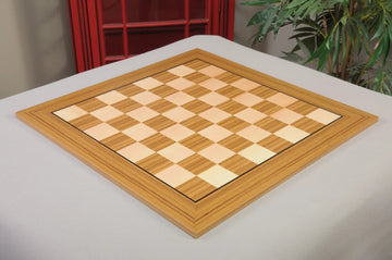 CLEARANCE - Walnut and Maple Classic Traditional Chess Board - 2.5