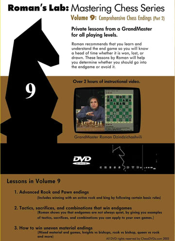 E-DVD ROMAN'S LAB - VOLUME 9 - Comprehensive Chess Endings - PART 2