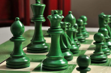 The Grandmaster Series Gilded Chess Pieces - 4.0