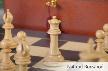 The Congress Series Luxury Chess Set, Box, & Board Combination