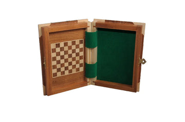 BOOK WOODEN MAGNETIC Travel Chess Set - SMALL