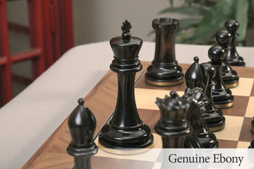 The Imperial Collector Series Luxury Chess Pieces with Brass Weighting - 4.4
