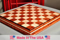 Signature Contemporary II Chess Board - Bubinga/ Curly Maple - 2.5