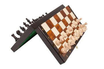 The Brown Magnetic Chess Set