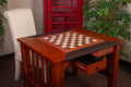 The Camaratta Signature Championship Chess Table - Dark Brown