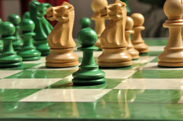 The Grandmaster Series Gilded Chess Pieces - 4.0