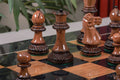 The Burnt Golden Rosewood Grandmaster Series Chess Set, Box, & Gloss Board Combination