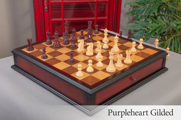 The Reykjavik II Series Tournament Chess Set and Tiroir Combination