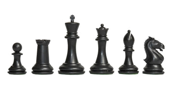 The Hastings Series Plastic Chess Pieces - 3.875