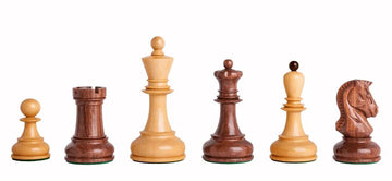 The Dubrovnik Series Gilded Chess Pieces - 3.75" King