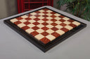 EBONY FRAME - Vavona Burl & Maple Superior Contemporary Chess Board - 2.5"