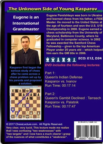 E-DVD The Unknown Side of Young Kasparov - Chess Lecture - Volume 162