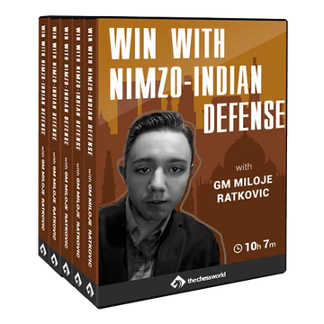 E-DVD Win with Nimzo-Indian Defense by GM Miloje Ratkovic