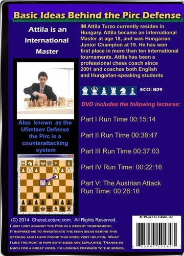 Basic Ideas Behind the Pirc Defense - Chess Lecture - Volume 97